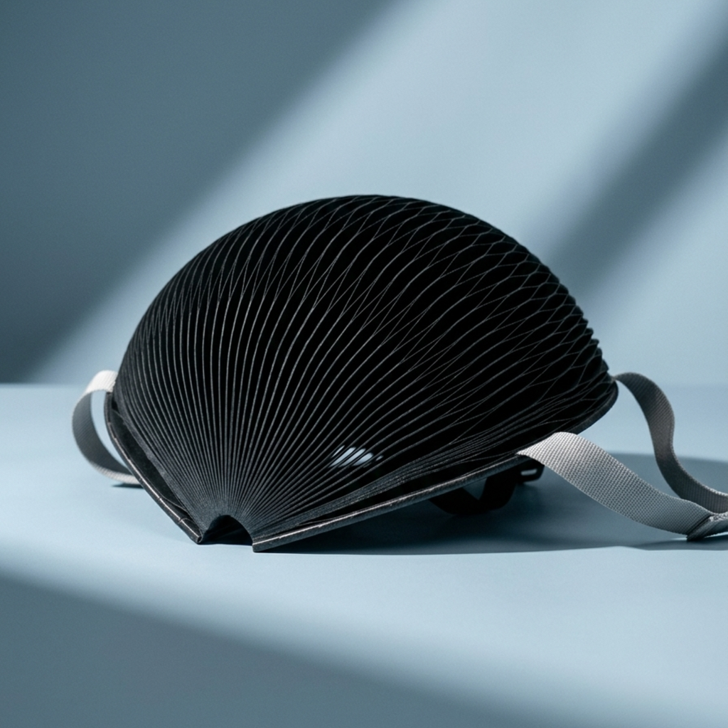 Origami - casco che si piega a libro